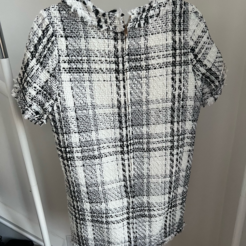 Black and White Twead Dress Mini.